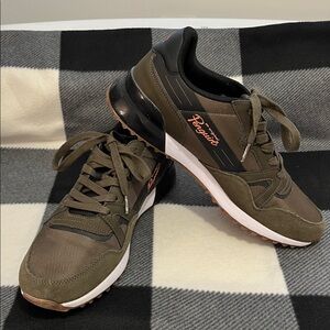 Original Penguin Munsingwear Aiden Olive Casual Lace-Up Sneaker Sz 11